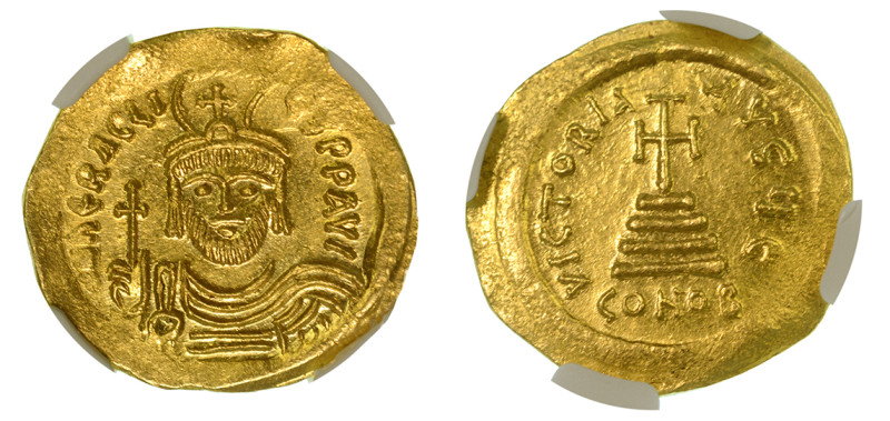 Byzantine Empire Heraclius, AD 610-641 AV Solidus

Graded MS Strike: 5/5 Surface...