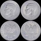 GREECE: Lot composed of 2x 10 Drachmas (1971) (type II) in copper-nickel. Head of King Constantine II facing left and inscription "ΚΩΝCΤΑΝΤΙΝΟC ΒΑCΙΛΕ...