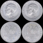 GREECE: Lot composed of 2x 10 Drachmas (1973) (type II) in copper-nickel. Head of King Constantine II facing left and inscription "ΚΩΝCΤΑΝΤΙΝΟC ΒΑCΙΛΕ...