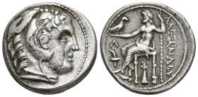 KINGS of MACEDON. Alexander III ‘the Great’. 336-323 BC. AR Tetradrachm (26mm, 16.8 g). Amphipolis mint. Struck under Kassander, Philip IV, or Alexand...