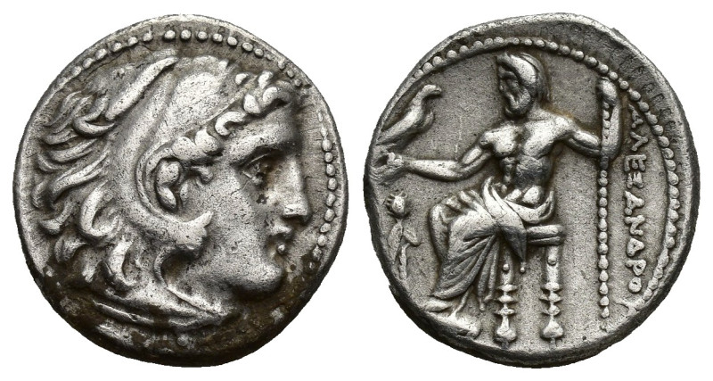 Macedonian Kingdom. Philip III Arrhidaios. 323-317 B.C. AR drachm (17mm, 4.3 g)....