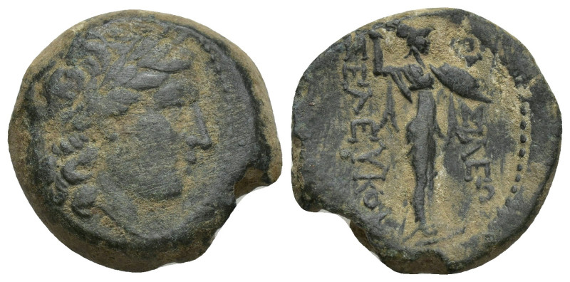 SELEUCID KINGDOM. Seleucus I Nicator (312-281 BC). AE (21mm, 9 g) Antioch on the...