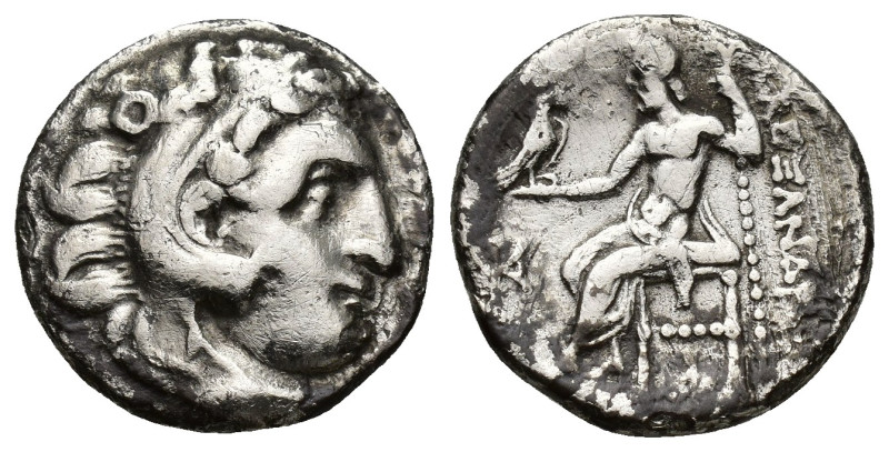 Alexander III (the Great) - Zeus Drachm. (17mm, 4 g) 310-301 BC. Struck under An...