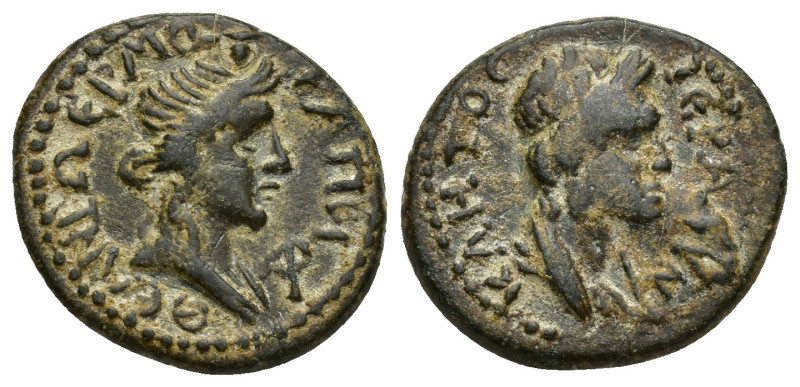 Lydia. Hermocapelia. Pseudo-autonomous issue circa AD 100-150. Bronze Æ (19mm, 3...