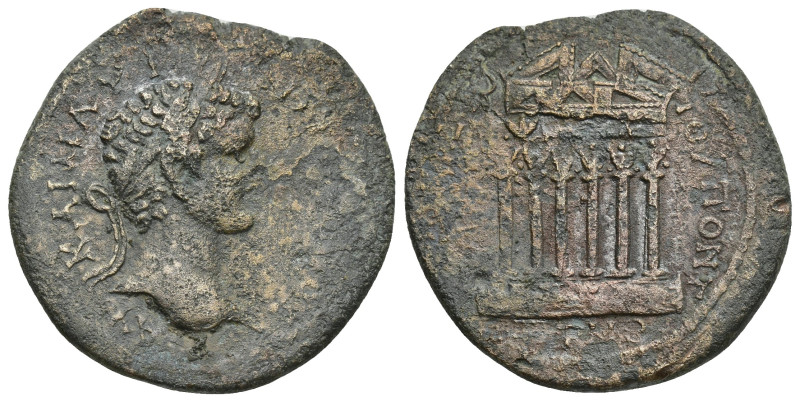 Pontos, Zela, Caracalla Æ (30mm, 12.5 g) Dated CY 142 = AD 205/6. AV KAI M AVP A...