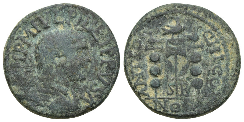 PISIDIA, Antiochia .Philip I, 244-249 AD. AE (24mm, 7.9 g) MP M IVL PHILIPPVS A ...