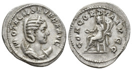 Otacilia Severa. Augusta, A.D. 244-249. AR antoninianus (22mm, 3 g). Rome mint, Struck A.D. 245-247. M OTACIL SEVERA AVG, diademed and draped bust of ...