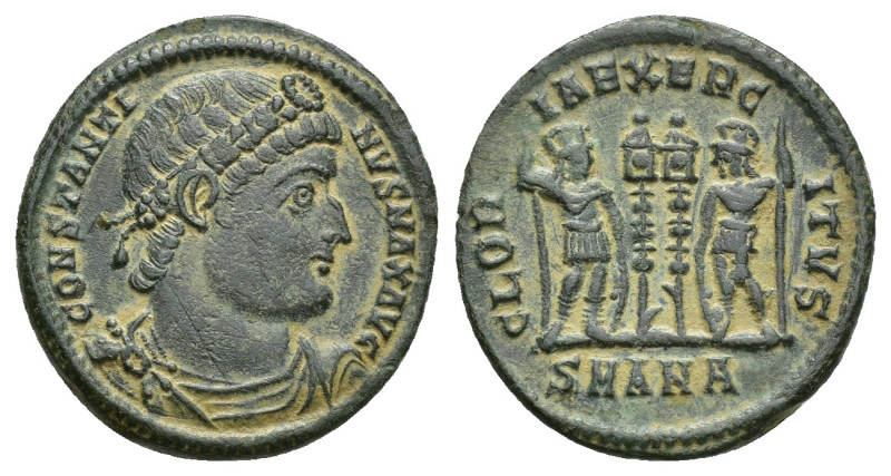 CONSTANTINE I 'THE GREAT' (306-337). Follis. (17mm, 2.2 g) Antioch. Obv: CONSTAN...