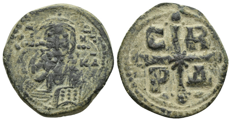 Romanus IV, Diogenes AD 1068-1071. Constantinople Follis or 40 Nummi Æ (27 mm, 8...