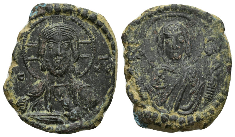 Anonymous (attributed to Romanus IV). Ca. 1068-1071. Æ follis (26mm, 8.8 g). Con...