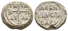 Unidentified Byzantine lead seal, 21 mm, 11.3 gr.