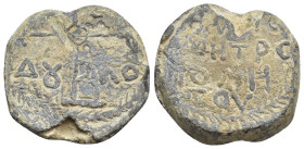Unidentified Byzantine lead seal, 23 mm, 12.8 gr.