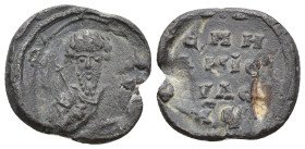 Unidentified Byzantine lead seal, 18 mm, 4.6 gr.
