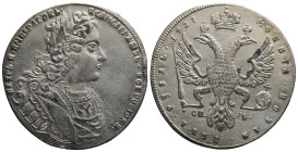 Russia (1727-1729) - (41mm, 29.5 g) Imitation of Peter II Rouble 1727