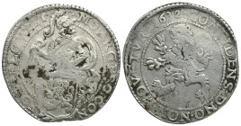 NETHERLANDS. West Friesland. Lion Dollar or Leeuwendaalder (1632). (40mm, 27.1 g) Obv: MO ARG PRO CONFOE BELG WEST. Knight standing left, head right, ...