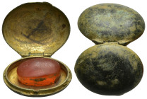 Gem stone and lid box (23mm, 5.8 g)