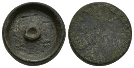 Coin Weights. Æ Three Nomismata Weight (20mm, 13.7 g).