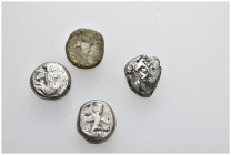 Greek coins lot 4 pieces SOLD AS SEEN NO RETURNS.