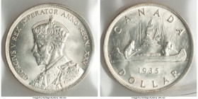 George V Dollar 1935 MS65 ICCS, Royal Canadian mint, KM30. 

HID09801242017

© 2022 Heritage Auctions | All Rights Reserved