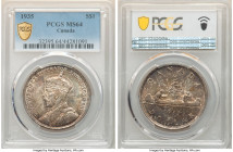 George V Dollar 1935 MS64 PCGS, Royal Canadian mint, KM30. 

HID09801242017

© 2022 Heritage Auctions | All Rights Reserved