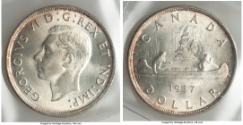 George VI Dollar 1937 MS64 ICCS, Royal Canadian mint, KM37. 

HID09801242017

© 2022 Heritage Auctions | All Rights Reserved