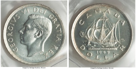 George VI Dollar 1949 MS66 ICCS, Royal Canadian mint, KM47. 

HID09801242017

© 2022 Heritage Auctions | All Rights Reserved