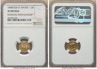 Central American Republic gold 1/2 Escudo 1848 CR-JB XF Details (Removed From Jewelry) NGC, San Jose mint, KM13.2. 

HID09801242017

© 2022 Heritage A...