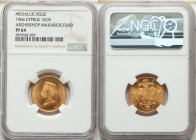 Republic gold Proof "Archbishop Makarios Fund" Medallic Sovereign 1966 PR64 NGC, KM-XM4. 

HID09801242017

© 2022 Heritage Auctions | All Rights Reser...