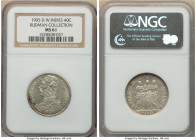 Danish Colony. Christian IX 40 Cents 1905-(h) MS61 NGC, Copenhagen mint, KM80, Sieg-30. Ex. Rudman Collection 

HID09801242017

© 2022 Heritage Auctio...