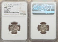 Henry II (1154-1189) Penny ND (1180-1189) VF30 NGC, York mint, Everard as moneyer, S-1345. 1.15gm. 

HID09801242017

© 2022 Heritage Auctions | All Ri...