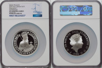 Elizabeth II silver Proof "King James I" 10 Pounds (5 oz) 2022 PR70 Ultra Cameo NGC, KM-Unl, S-Unl. Limited Edition Presentation Mintage: 275. British...