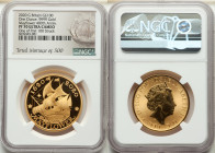 Elizabeth II gold Proof "Mayflower 400th Anniversary" 100 Pounds (1 oz) 2020 PR70 Ultra Cameo NGC, KM-Unl. Mintage: 500. One of the first 100 struck. ...