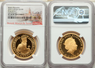 Elizabeth II gold Proof "King James I" 100 Pounds (1 oz) 2022 PR70 Ultra Cameo NGC, KM-Unl. Mintage: 500. British Monarchs series. First Releases. Sol...