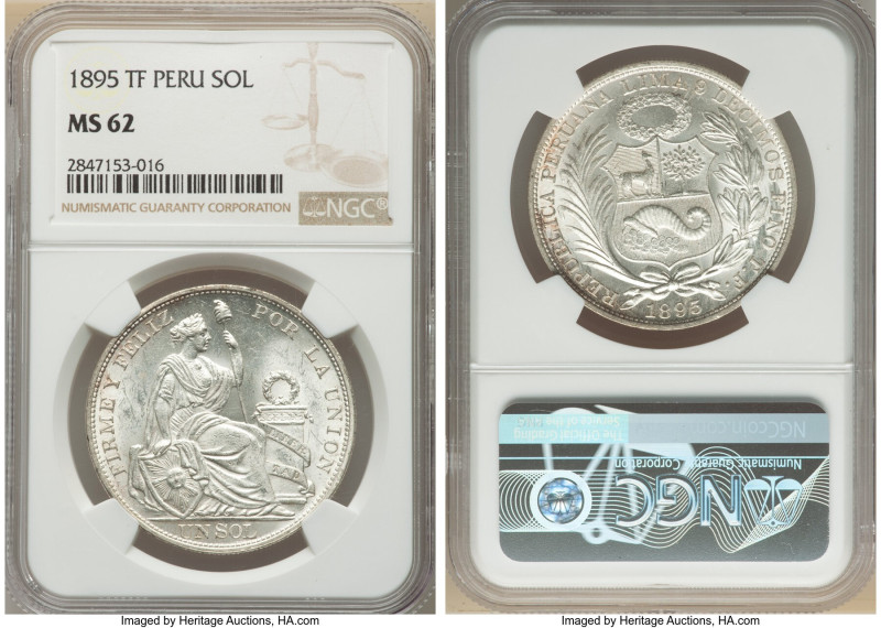 Republic Sol 1895-TF MS62 NGC, Lima mint, KM196.26. 

HID09801242017

© 2022 Her...