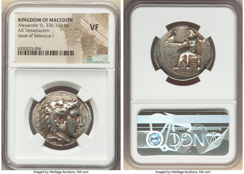 MACEDONIAN KINGDOM. Alexander III the Great (336-323 BC). AR tetradrachm (29mm, ...