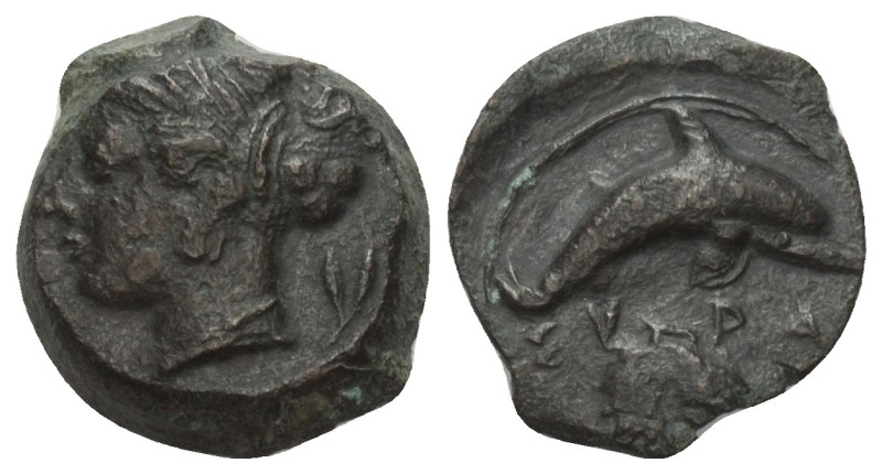 Sizilien. Syrakus. 2. Demokratie (466 - 405 v. Chr.).

 Bronze. Ca. 405 - 375 ...