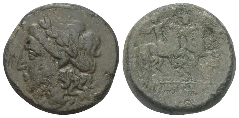 Sizilien. Syrakus. 5. Demokratie (214 - 212 v. Chr.).

 Bronze. Ca. 214 - 212 ...