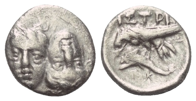 Moesia Inferior. Istros.

 Trihemiobol (Silber). Ca. 420 - 340 v. Chr.
Vs: Zw...