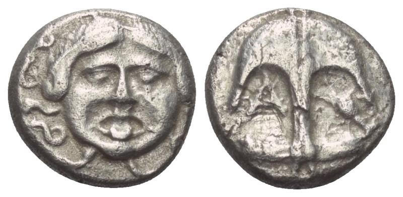Thrakien. Apollonia Pontika.

 Drachme (Silber). Ca. 4. Jhdt. v. Chr.
Vs: Kop...
