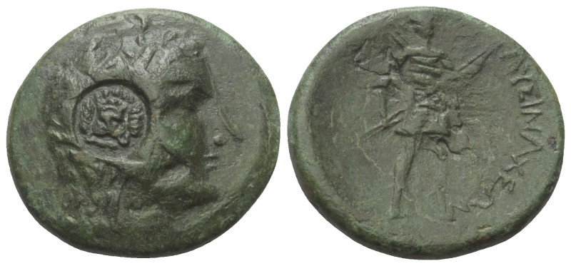 Thrakien. Lysimacheia.

 Bronze. Ca. 245 - 225 v. Chr.
Vs: Kopf des jugendlic...