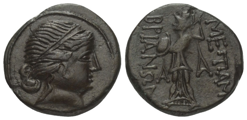 Thrakien. Mesembria.

 Bronze. 3. Jhdt. v. Chr.
Vs: Kopf des Apollon mit Diad...