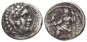 Königreich Makedonien. Alexander III. der Große (336 - 323 v. Chr.).

 Drachme (Silber). Ca. 325 - 323 v. Chr. Milet.
Vs: Kopf des jugendlichen Her...
