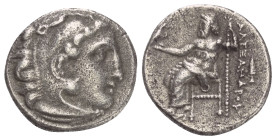 Königreich Makedonien. Alexander III. der Große (336 - 323 v. Chr.).

 Drachme (Silber). Ca. 323 - 280 v. Chr. Ungesicherte Münzstätte im westlichen...