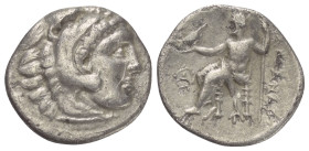 Königreich Makedonien. Alexander III. der Große (336 - 323 v. Chr.).

 Drachme (Silber). Ca. 319 - 305 v. Chr. Magnesia am Mäander.
Vs: Kopf des ju...