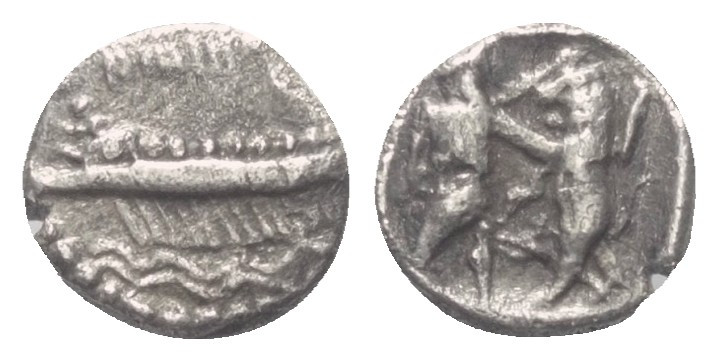 Phönikien. Sidon. Mazday (Mazaios) (ca. 553 - 333 v. Chr.).

 1/16 Schekel (Si...