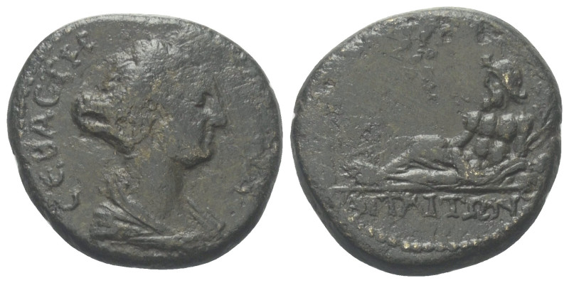 Mysien. Attaia. Sabina (gest. 136 n. Chr.).

 Bronze.
Vs: Drapierte Büste mit...