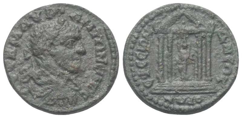 Ionien. Ephesos. Caracalla (197 - 217 n. Chr.).

 Bronze.
Vs: Büste des Carac...