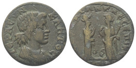 Ionien. Smyrna. Pseudo-autonome Prägungen.

 Bronze. Ca. 238 - 244 n. Chr.
Vs: Drapierte Büste des Senats rechts.
Rs: Zwei Nemesis einander gegenü...