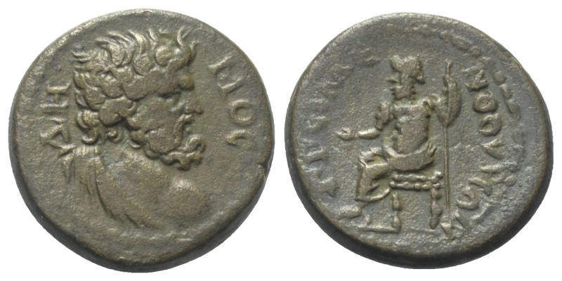 Phrygien. Flavia-Grimenothyrai. Pseudo-autonome Prägung.

 Bronze. 1. H. 2. Jh...