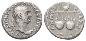 Lykien. Lykischer Bund. Traianus (98 - 117 n. Chr.).

 Drachme (Silber).
Vs: Kopf des Trajan mit Lorbeerkranz rechts.
Rs: Zwei Lyren nebeneinader,...